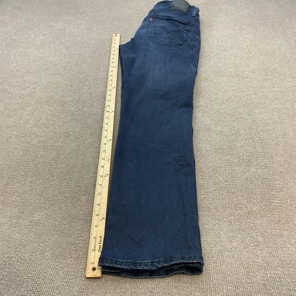 Levis 514 Jeans Mens 32x32 Blue Med Wash Straight Stretch WaterLess Denim Pants